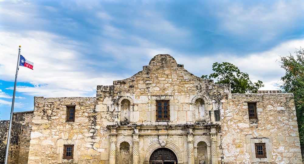 Alamo Mission-San Antonio-Texas Site 1836 battle between Texas patriots and Mexican army
